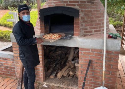 Pizza oven at Vera Eco-Resort